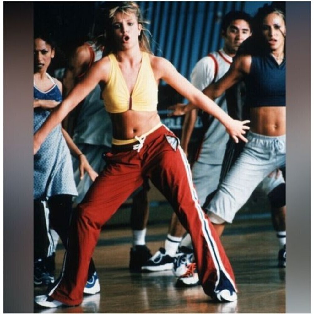 Abercrombie & Fitch Vintage Y2K Britney Spears Video Split ankle Track Pants S